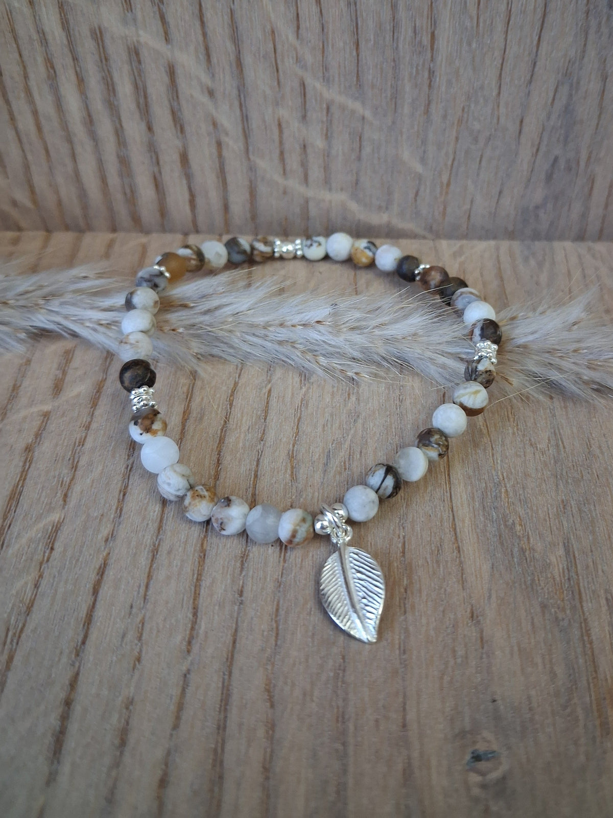 Armband LEAF silber
