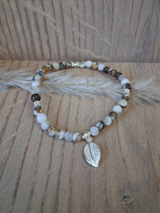 Armband LEAF silber