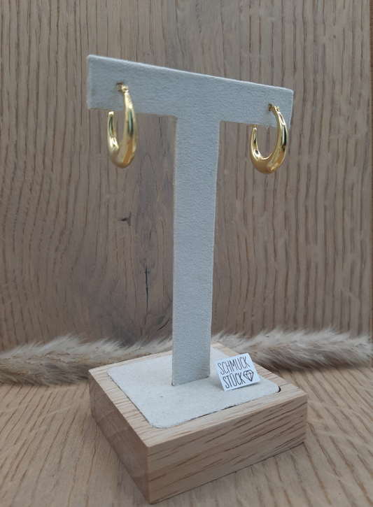 Ohrstecker halbrund