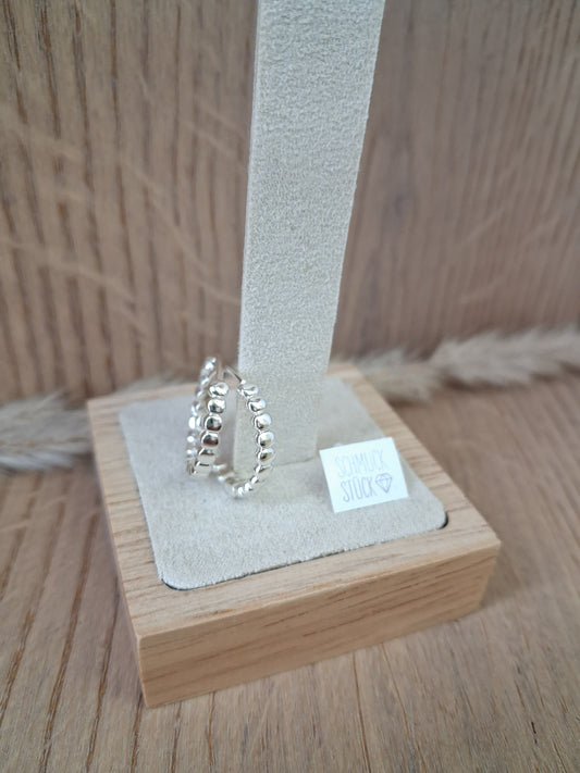 Ohrstecker DOTS silber