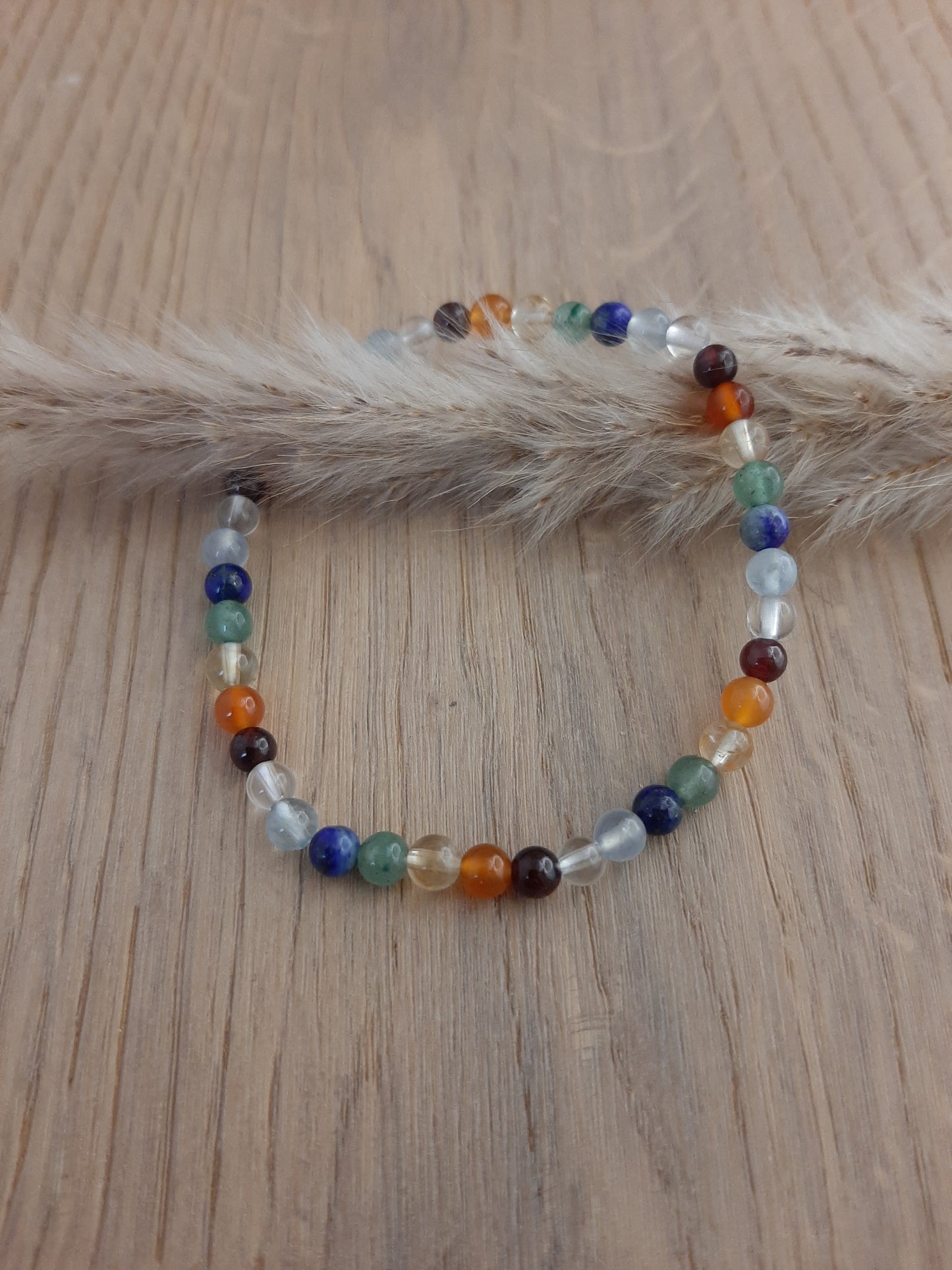 Chakra Armband rund 4mm